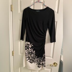 Lauren Ralph Lauren, black and white dress